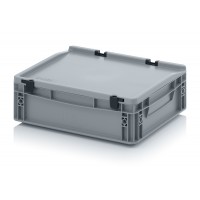 Plastic stackable Container external size 40x30x13.5cm